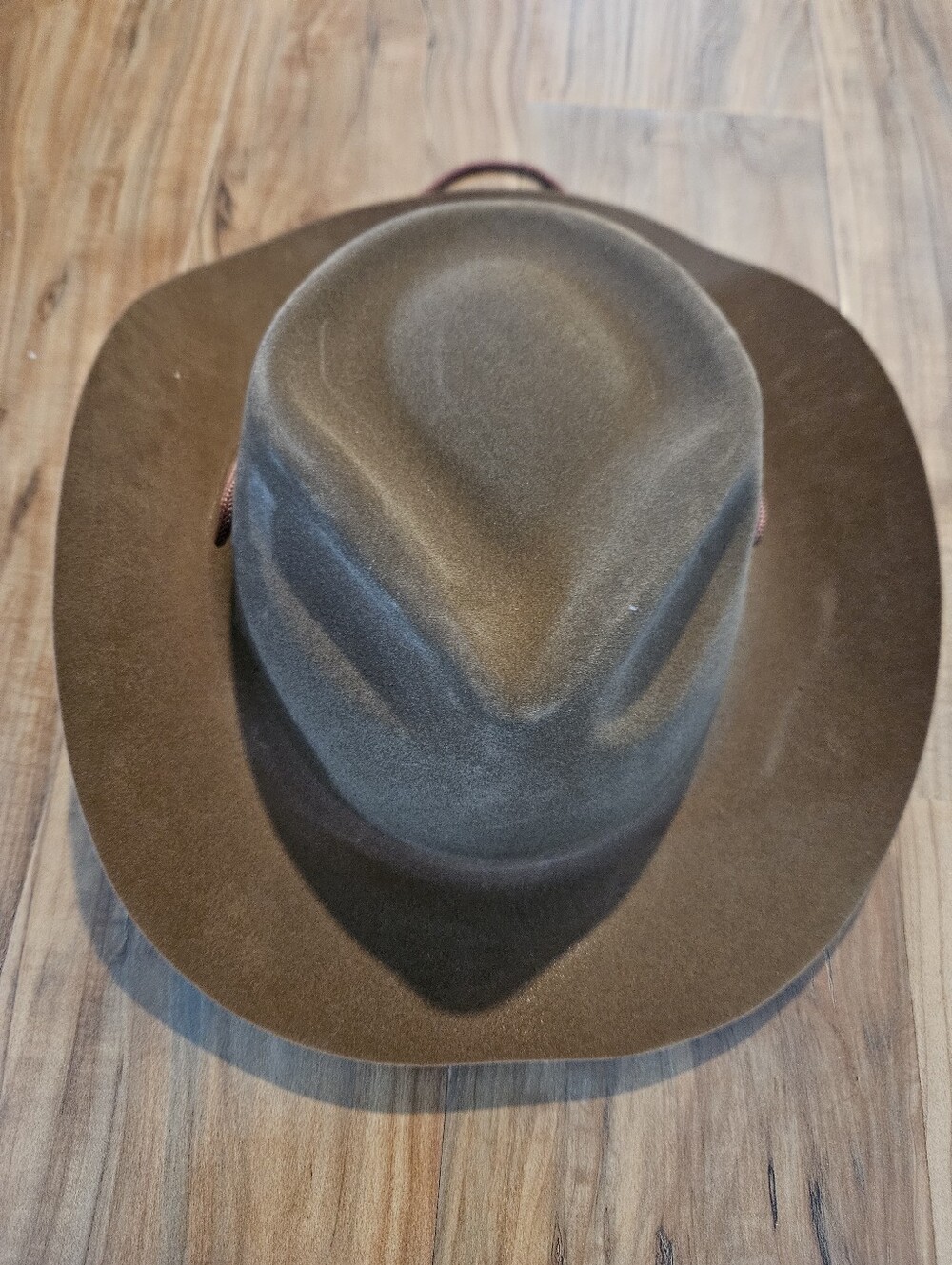 Classic Dark Brown Felt Cowboy Hat For Kids